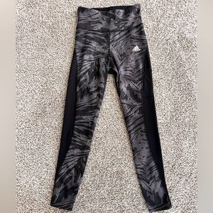 Women’s Adidas Black Camo High-waisted Aeroready Leggings